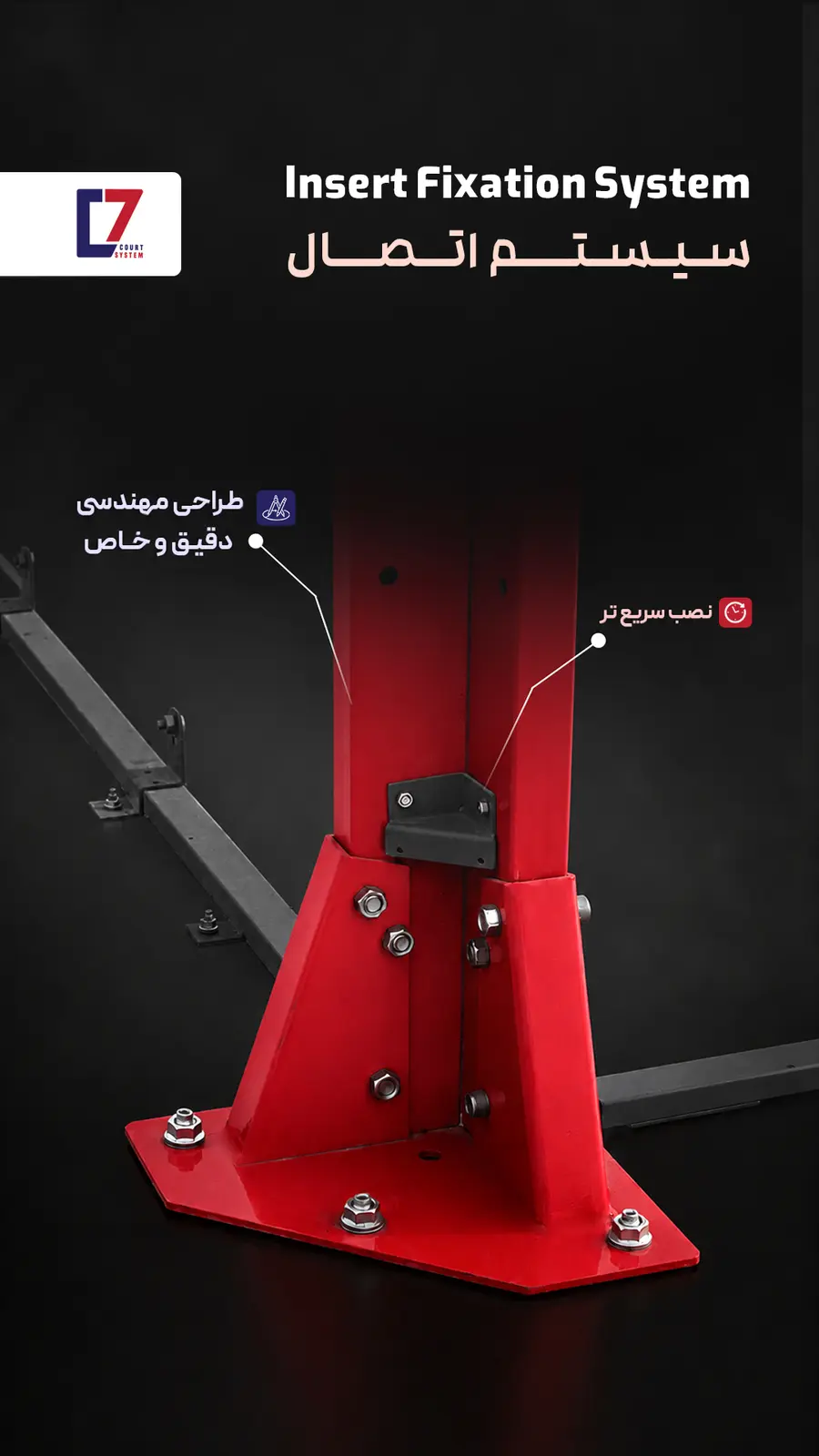 سیستم اتصال سازه D7